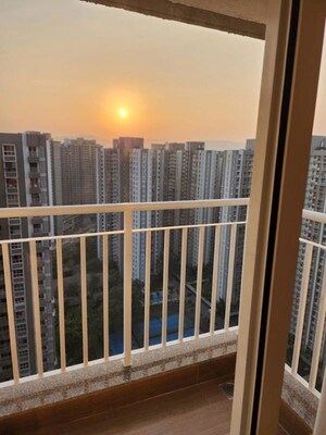 Balcony in 2 BHK Apartment at Lodha Amara, Kolshet Road – for Rent