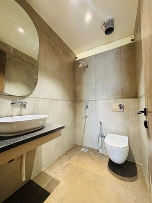 Bathroom in 4 BHK Builder Floor at Ansal API Versalia, Sector 67a – for Sale
