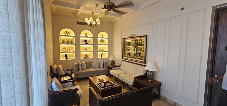 Living Room, aba-county-107 5 Bedroom 6570 Sq.Ft. Apartment In Sector 107 Noida 10115866