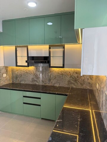 Kitchen in 3.5 BHK Apartment at One OAK Natura, Sushant Golf City – for Rent