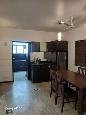 Living Room in 3 BHK Apartment at The Residences Jayamahal, Jayamahal – for Sale