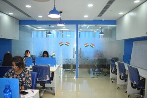 Team Area in  Office Space at Galaxy Blue Sapphire Plaza, Sector 4 Greater Noida – for Rent