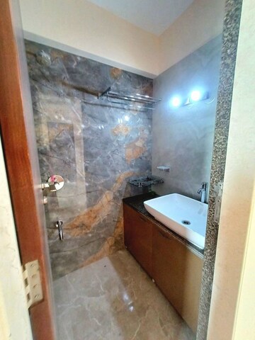Bathroom in 3 BHK Apartment at Chandak Ideal, Juhu – for Rent