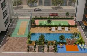 Swimming Pool in 2.5 BHK Apartment at Pentagon Mantri Our Home, Andheri West – for Rent