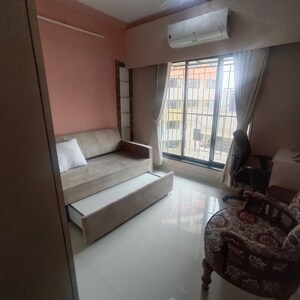 Living Room in 1 BHK Apartment at Shreedham Splendour, Andheri West – for Rent