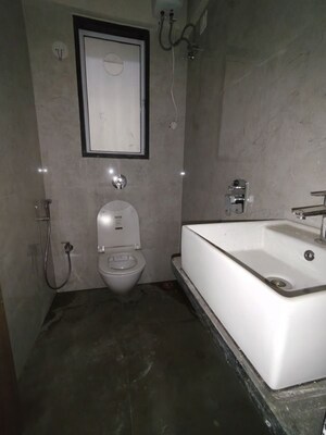 Bathroom in 3 BHK Apartment at Neminath Silver Oak, Andheri West – for Rent