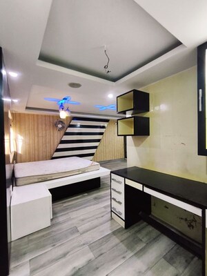 Kitchen in 3 BHK Apartment at Karamyogi Apartments, Sector 10a – for Rent