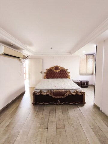 Bedroom in 3 BHK Apartment at Karamyogi Apartments, Sector 10a – for Rent