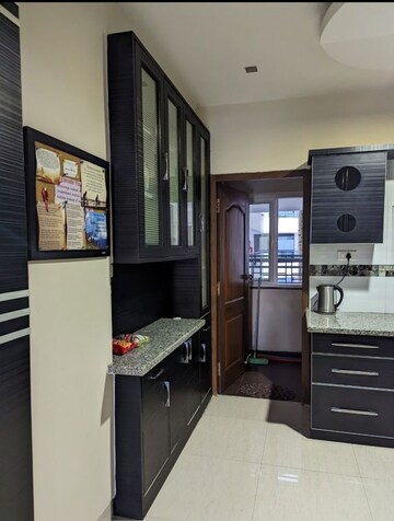 Kitchen in 3 BHK Apartment at Tranquil Towers, Kondapur – for Rent