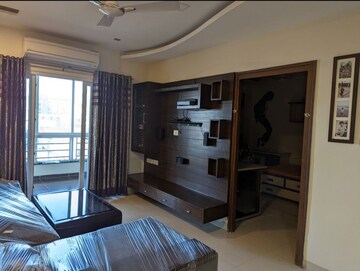 Living Room in 3 BHK Apartment at Tranquil Towers, Kondapur – for Rent