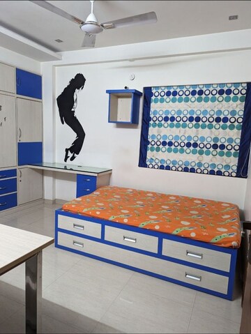 Bedroom in 3 BHK Apartment at Tranquil Towers, Kondapur – for Rent