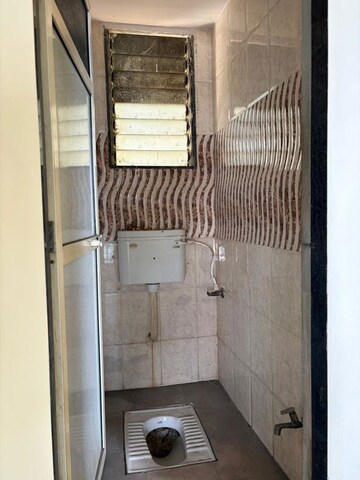 Bathroom in 1 BHK Apartment at Maruti Pooja, New Panvel – for Rent
