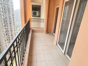 Balcony in 3 BHK Apartment at Amrapali Heartbeat City, Sector 107 – for Rent