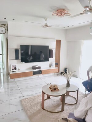 Living Room in 4 BHK Apartment at Risha Belvedere, Jagatpur – for Sale