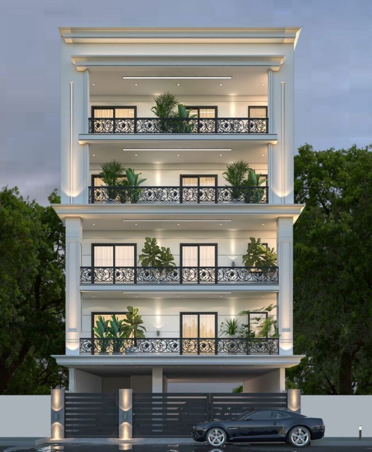 Exterior View, bptp-district 3 Bedroom 180 Sq.Yd. Builder Floor In Sector 81 Faridabad 10116214