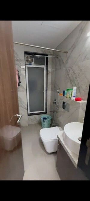 Bathroom in 2 BHK Apartment at Alliance Bhaskar, Malad West – for Rent