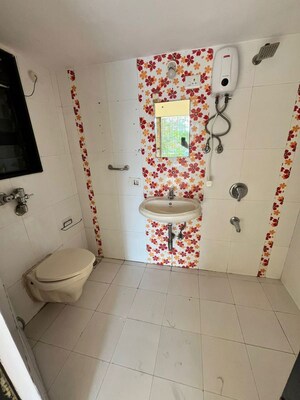 Bathroom in 2 BHK Apartment at Sheth Heights, Chembur – for Rent