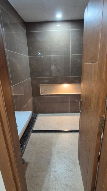 Bathroom in 3 BHK Builder Floor at Sushant Lok Iii – for Rent