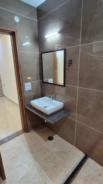 Bathroom in 3 BHK Builder Floor at Sushant Lok Iii – for Rent