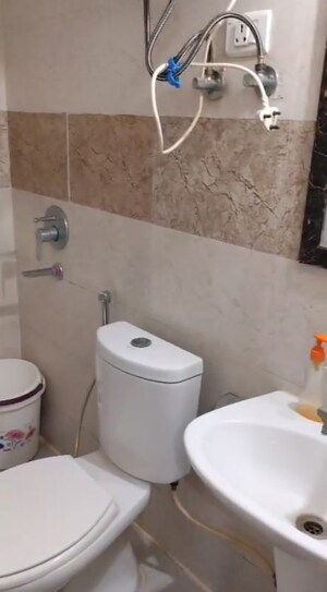 Bathroom in 3 BHK Apartment at Supertech Ecovillage I, Sector 1 Greater Noida – for Rent