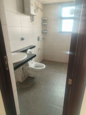 Bathroom in 3 BHK Apartment at Sobha Palm Courts, Kogilu – for Rent