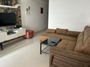 Living Room in 3 BHK Apartment at Mainland Valencia, Wagholi – for Rent