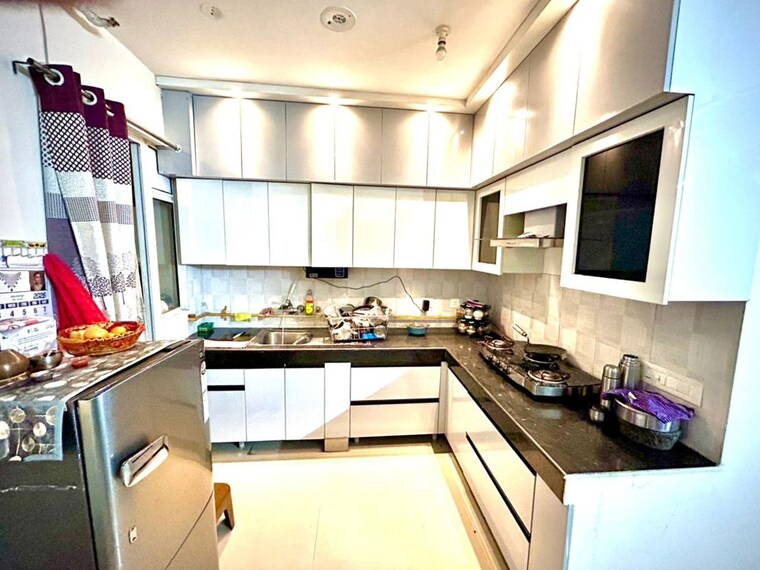 Kitchen, aditya-urban-homes 1 Bedroom 585 Sq.Ft. Apartment In Shahpur Bamheta Ghaziabad 10116520