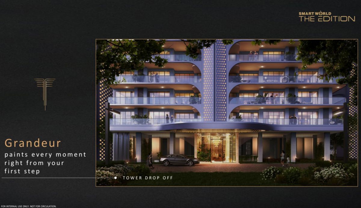 3.5 BHK + Pooja Room,Servant Room 3005 Sq.Ft. Apartment in Smart World The Edition