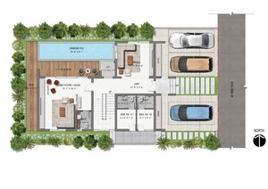 4 BHK Villa – Exterior View View at Raghava Sage, Kollur - for Sale