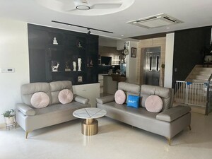 Living Room in 4 BHK Villa at Raghava Sage, Kollur – for Sale