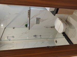 Bathroom in 3 BHK Builder Floor at Lion Green Valley Homes, Sector 35 – for Sale