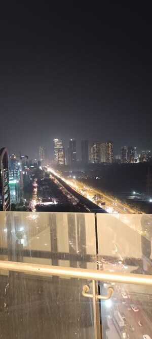 Balcony in 3 BHK Apartment at Lodha Fiorenza, Goregaon East – for Rent