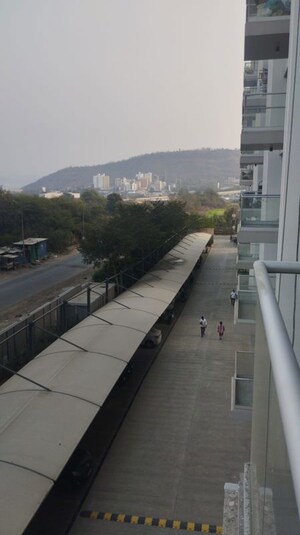 Balcony in 2 BHK Apartment at Kasturi Apostrophe Hinjawadi, Hinjewadi – for Rent