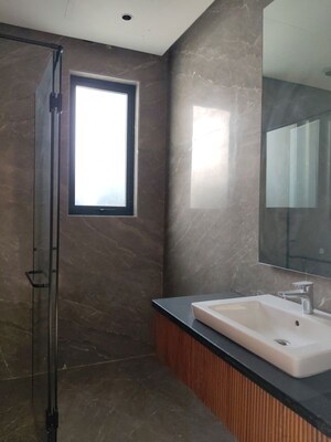Bathroom in 4 BHK Apartment at Myscape Isle Of Sky, Financial District – for Rent