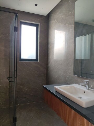 Bathroom in 4 BHK Apartment at Myscape Isle Of Sky, Financial District – for Rent