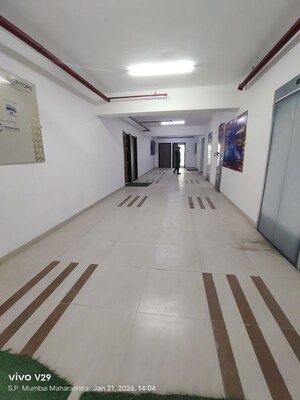 Building Lobby in 1 BHK Apartment at Lodha Vista, Lower Parel – for Rent