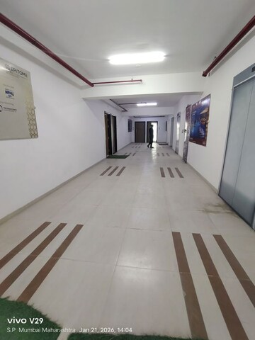 Building Lobby in 1 BHK Apartment at Lodha Vista, Lower Parel – for Rent