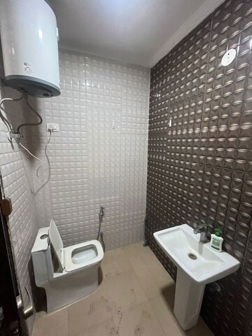 Bathroom in 3 BHK Builder Floor at Chattarpur – for Rent