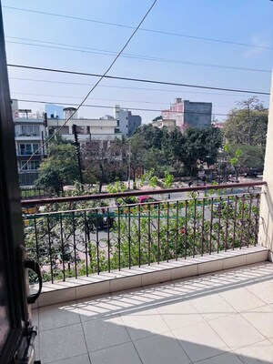 Balcony in 2 BHK Independent House at RWA Jalvayu Vihar, Sector 25 – for Rent