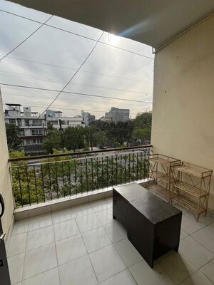 Balcony in 2 BHK Independent House at RWA Jalvayu Vihar, Sector 25 – for Rent