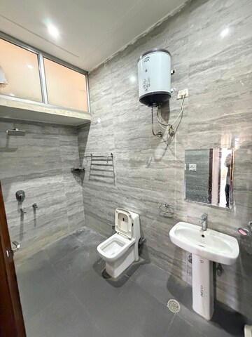 Bathroom in 3 BHK Builder Floor at Aerocity – for Rent