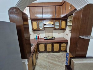 Kitchen in 3 BHK Builder Floor at Divya Angels, Indrapuram – for Rent