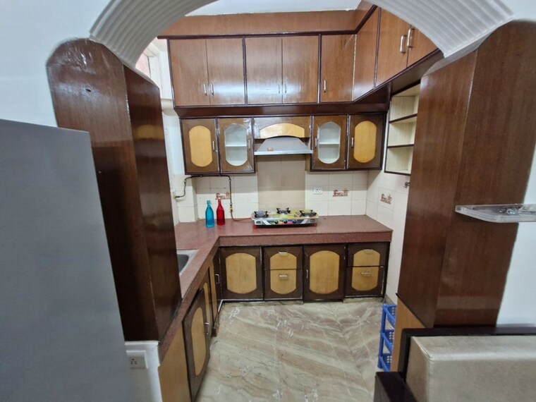 Kitchen, divya-angels 3 Bedroom 1450 Sq.Ft. Builder Floor In Indrapuram Ghaziabad 10116753