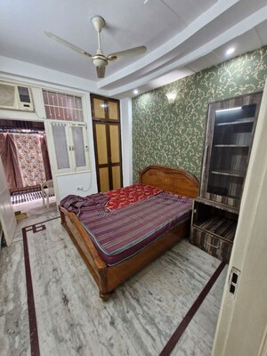 Bedroom in 3 BHK Builder Floor at Divya Angels, Indrapuram – for Rent
