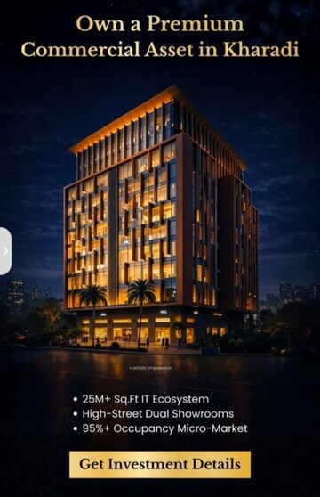  Office Space – Exterior View View at Kharadi - for Sale