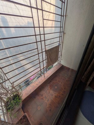 Balcony in 2 BHK Apartment at Asher Residency, Vasant Vihar – for Rent