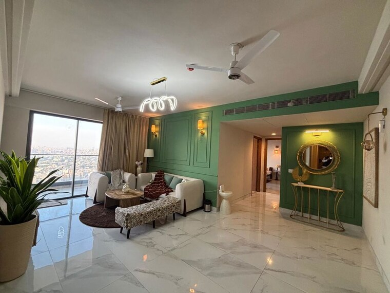 Living Room, m3m-heights 3 Bedroom 2054 Sq.Ft. Apartment In Sector 65 Gurgaon 10022204