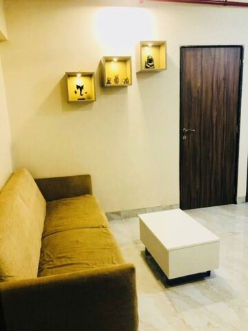 Living Room in 1 BHK Apartment at Laxmi Woolen Mill Compound, Worli – for Rent