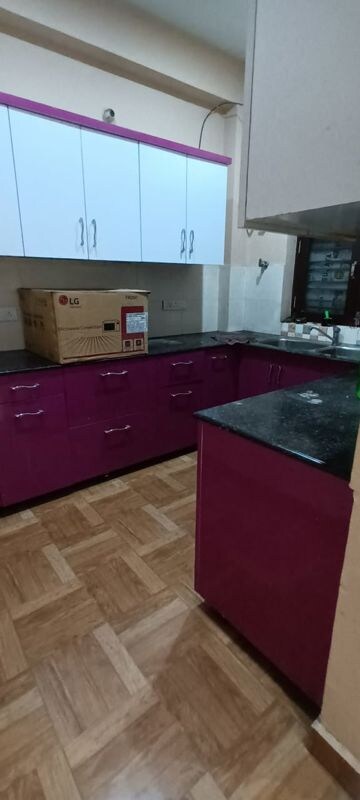 Kitchen in 3 BHK Builder Floor at Ansal Sushant Floors, Sushant Lok ii – for Rent