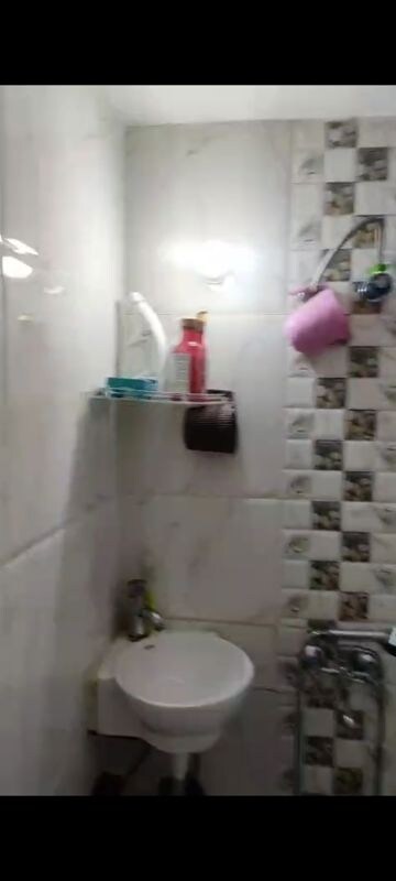 Bathroom in 1 RK Builder Floor at Sheikh Sarai – for Rent